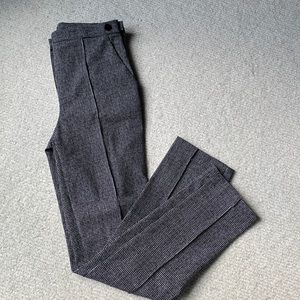 Waist tan pant hounds tooth ponte like new!